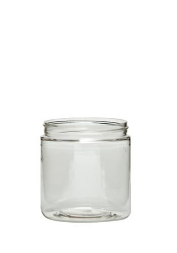 4OZ NATURAL WIDE MOUTH ROUND PET WITH 58-400 NECK FINISH