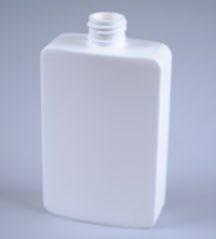 8OZ WHITE CLASSIC OBLONG HDPE WITH 24MM NECK