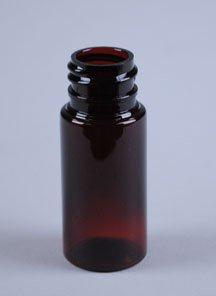 0.5OZ AMBER CYLINDER PET WITH 20-410 NECK FINISH