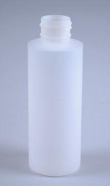 4OZ WHITE CYLINDER HDPE WITH 24-410 NECK FINISH