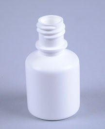 25ML WHITE BOSTON ROUND HDPE WITH 18-415 NECK FINISH
