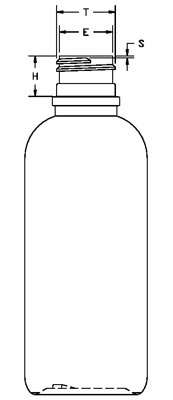 6OZ WHITE BOSTON ROUND HDPE WITH 24-410 NECK FINISH