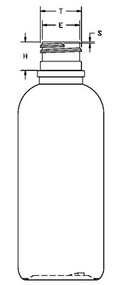 6OZ WHITE BOSTON ROUND LDPE WITH 24-410 NECK FINISH
