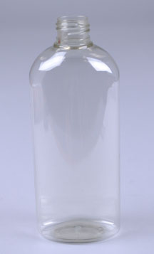 8OZ CLEAR DOMED OVAL PET WITH 24-410 NECK FINISH
