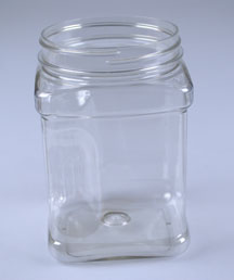 32OZ CLEAR PLAZA SQUARE PET WITH 89-400 NECK FINISH