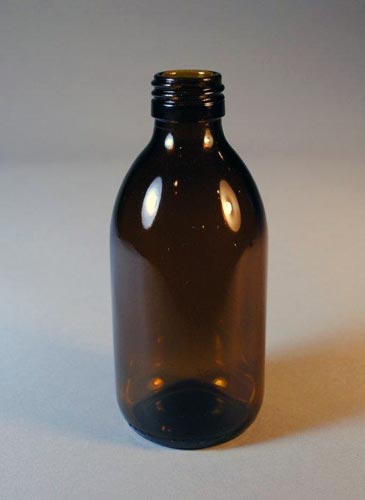 250ML NATURAL SYRUP ROUND GLASS WITH 28MM NECK