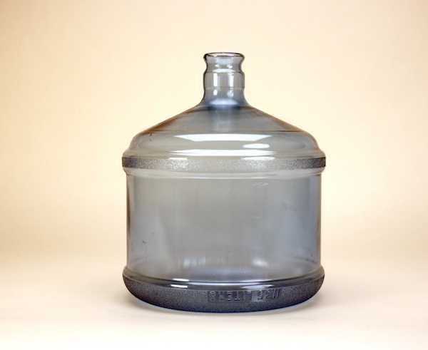 3GALLON CLEAR AQUALITE STUBBY ROUND PVC WITH 55MM NECK