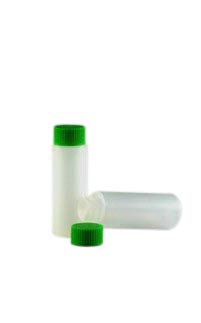0.6OZ NATURAL FOOD COLOR ROUND HDPE WITH 15-425 NECK FINISH