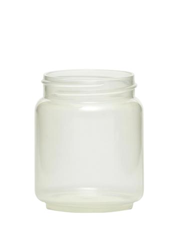 3OZ NATURAL PEDESTAL ROUND HDPE WITH 48-400 NECK FINISH