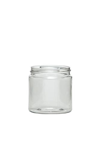 4OZ NATURAL WIDE MOUTH ROUND PS WITH 58-400 NECK FINISH