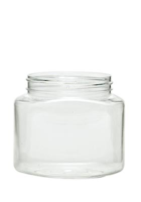 4OZ NATURAL STYRENIC OVAL PS WITH 48-400 NECK FINISH