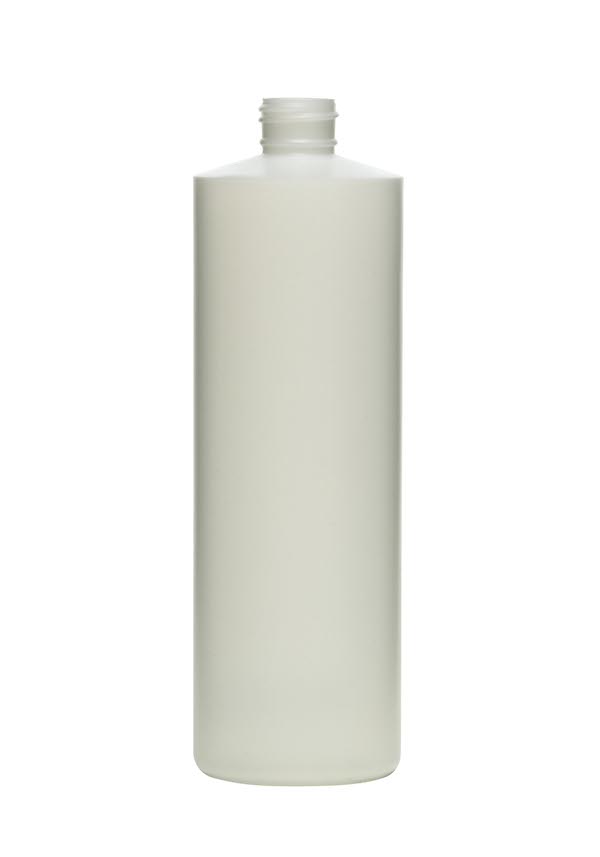 8OZ NATURAL STYLELINE CYLINDER HDPE WITH 24-410 NECK FINISH