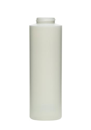 8OZ NATURAL STYLELINE CYLINDER HDPE WITH 38-400 NECK FINISH