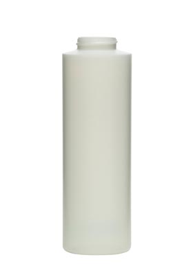 16OZ NATURAL STYLELINE CYLINDER HDPE WITH 38-400 NECK FINISH