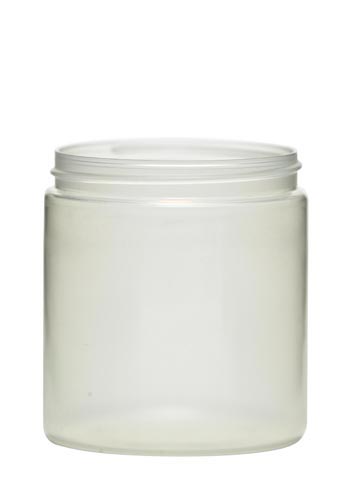 12OZ CLEAR WIDE MOUTH ROUND PP WITH 89-400 NECK FINISH