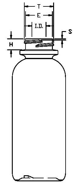 6OZ WHITE BOSTON ROUND HDPE WITH 28-400 NECK FINISH