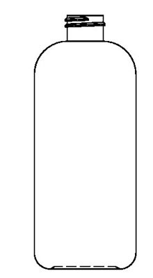 500ML WHITE TALL BOSTON ROUND LDPE WITH 28-410 NECK FINISH