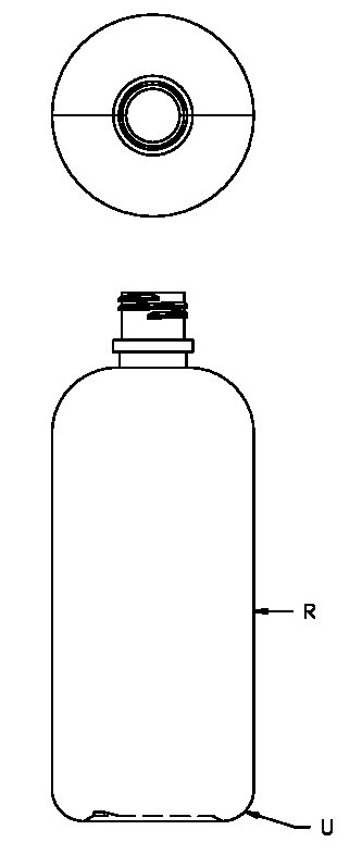 500ML WHITE TALL BOSTON ROUND HDPE WITH 24-410 NECK FINISH