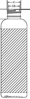 6OZ WHITE WESTON BOSTON ROUND HDPE WITH 24-410 NECK FINISH