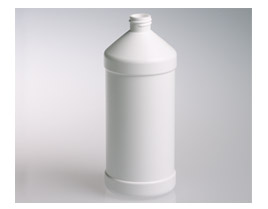 16OZ NATURAL MODERN ROUND HDPE WITH 28-410 NECK FINISH