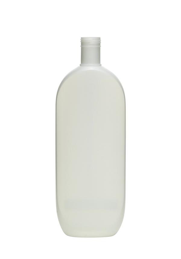 8OZ NATURAL EMPIRE OBLONG HDPE WITH 24-415 NECK FINISH