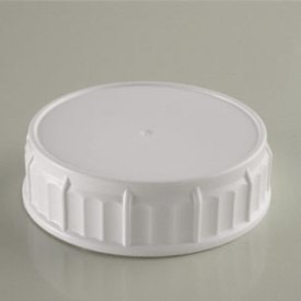 63MM WHITE PLASTIC CT CAP
