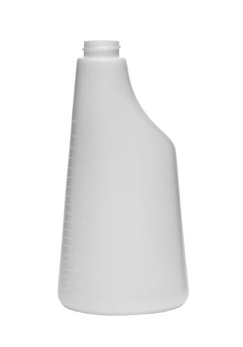 22OZ NATURAL SPRAYER WITH GRADATION OVAL HDPE WITH 28-400 NECK FINISH