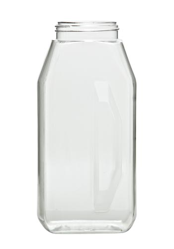 16OZ NATURAL MEGAPAK OBLONG PETG WITH 53MM NECK