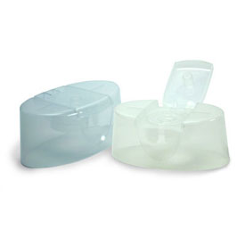  1.5 X 2.5 DISPENSING FLIP-TOP SNAP-ON CAP - 0.25" ORIFICE