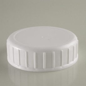 63-400 WHITE HDPE CT CAP