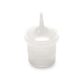 20MM CLEAR SMOOTH SIDE CONTROLLED DROPPER PLUG - 0.040" ORIFICE