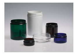 8OZ CLEAR WIDE MOUTH JAR ROUND PET WITH 70-400 NECK FINISH