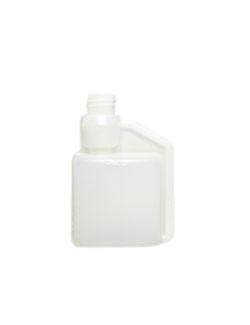 8OZ WHITE SINGLE NECK BETTIX HDPE WITH 28-410 NECK FINISH