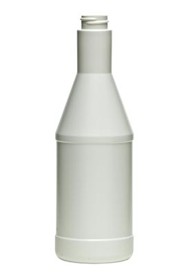 12OZ NATURAL LONG NECK ROUND HDPE WITH 24MM NECK