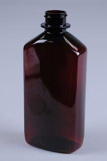 8OZ NATURAL DRUG OVAL PET WITH 24MM NECK