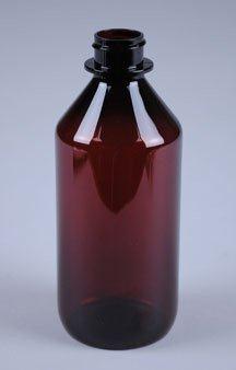 8OZ NATURAL MODERN BOSTON ROUND PET WITH 24MM NECK