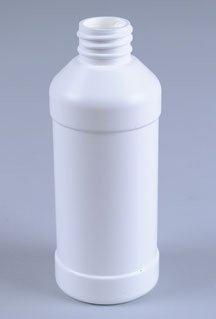 8OZ NATURAL MODERN ROUND HDPE WITH 28-410 NECK FINISH