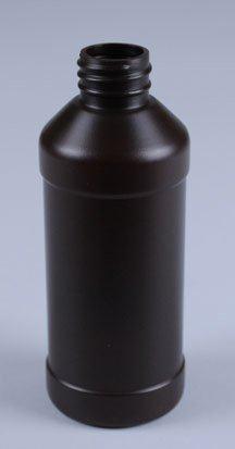 16OZ NATURAL MODERN ROUND HDPE WITH 28-410 NECK FINISH