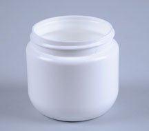4OZ NATURAL OINTMENT ROUND PP WITH 58-400 NECK FINISH