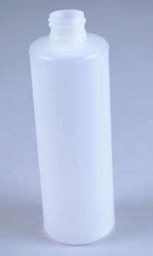 8OZ NATURAL PANELLED CYLINDER HDPE WITH 24-410 NECK FINISH