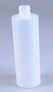 16OZ NATURAL PANELLED CYLINDER HDPE WITH 24-410 NECK FINISH