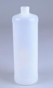 32OZ NATURAL PANELLED CYLINDER HDPE WITH 24-410 NECK FINISH