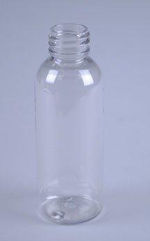2OZ CLEAR PRINCED CYLINDER PET WITH 20-410 NECK FINISH