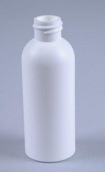 2OZ CLEAR PRINCED CYLINDER HDPE WITH 20-410 NECK FINISH