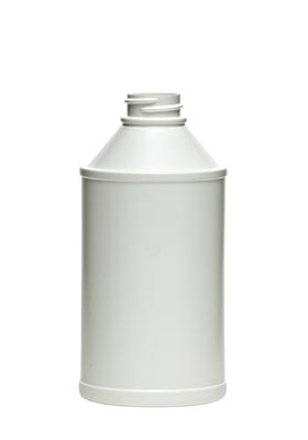 12OZ WHITE COMAPCT ROUND HDPE WITH 33-400 NECK FINISH