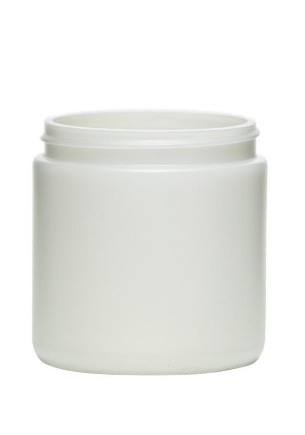 8OZ NATURAL WIDE MOUTH WEST ROUND HDPE WITH 70-400 NECK FINISH