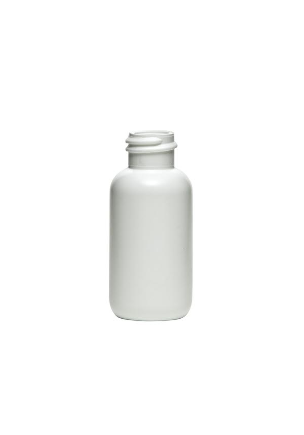 1OZ NATURAL BOSTON ROUND LDPE WITH 20-410 NECK FINISH
