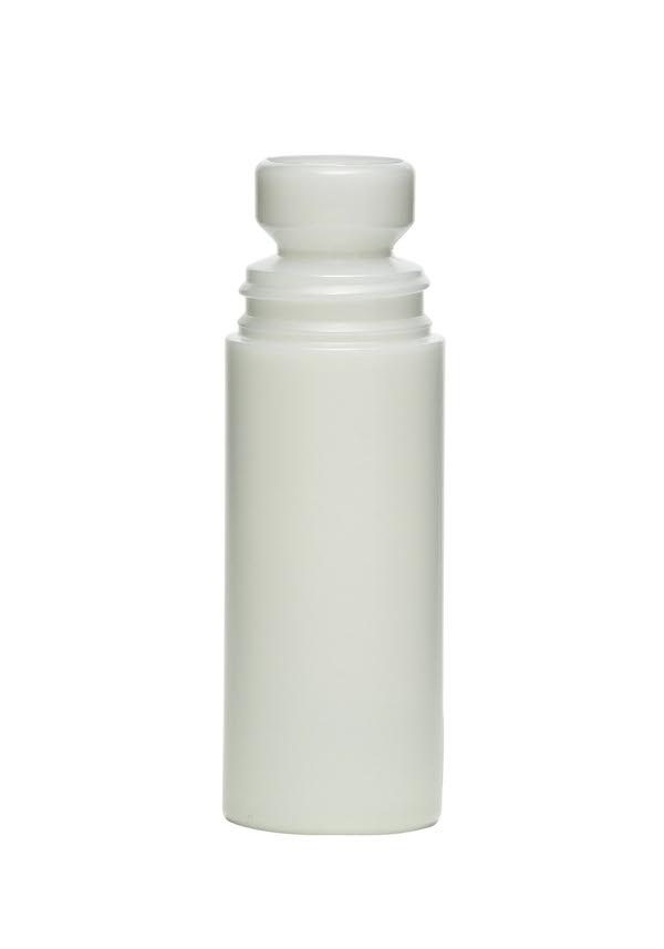 2OZ NATURAL ROLL-ON ROUND HDPE WITH 35MM NECK