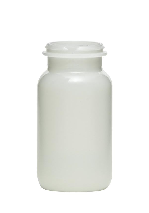 120CC NATURAL TABLET WIDE MOUTH ROUND HDPE WITH 38MM NECK