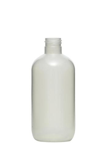 6.5OZ NATURAL BOSTON ROUND LDPE WITH 24-410 NECK FINISH